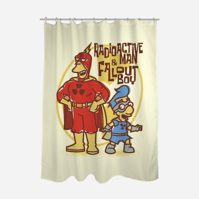 Radioactive Squad-none polyester shower curtain-se7te