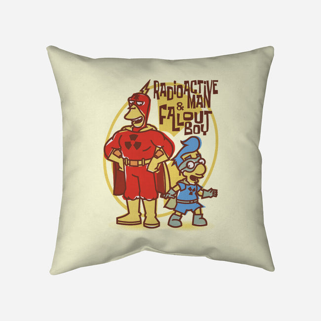 Radioactive Squad-none removable cover w insert throw pillow-se7te