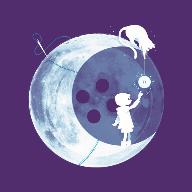 Button Moon-womens basic tee-Vallina84