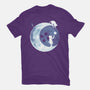 Button Moon-womens basic tee-Vallina84