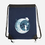 Button Moon-none drawstring bag-Vallina84