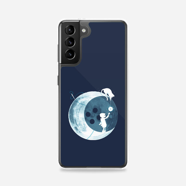 Button Moon-samsung snap phone case-Vallina84