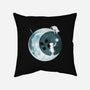 Button Moon-none removable cover w insert throw pillow-Vallina84