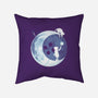 Button Moon-none removable cover w insert throw pillow-Vallina84