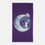 Button Moon-none beach towel-Vallina84