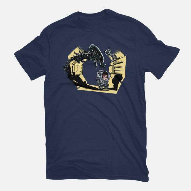 Ellen And Xeno-womens basic tee-zascanauta