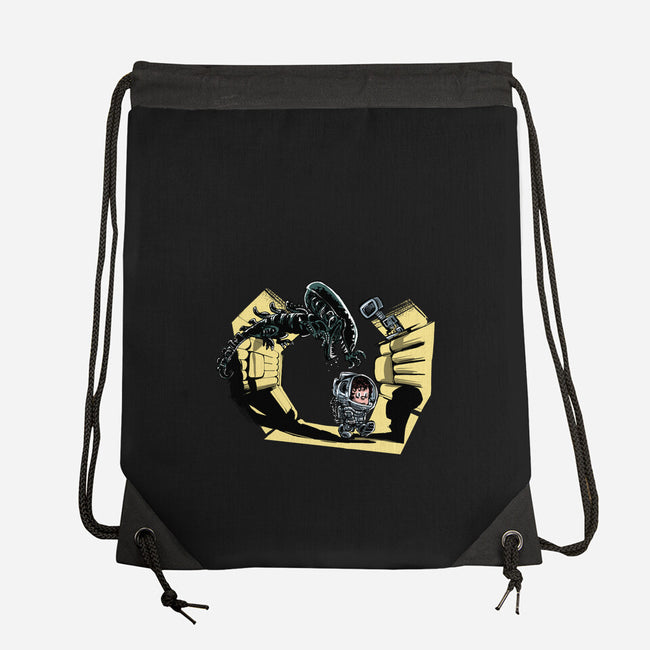 Ellen And Xeno-none drawstring bag-zascanauta