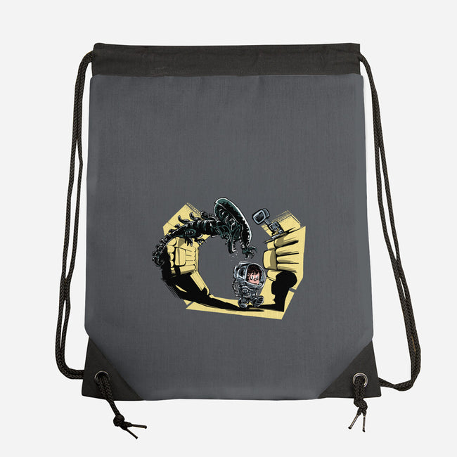 Ellen And Xeno-none drawstring bag-zascanauta