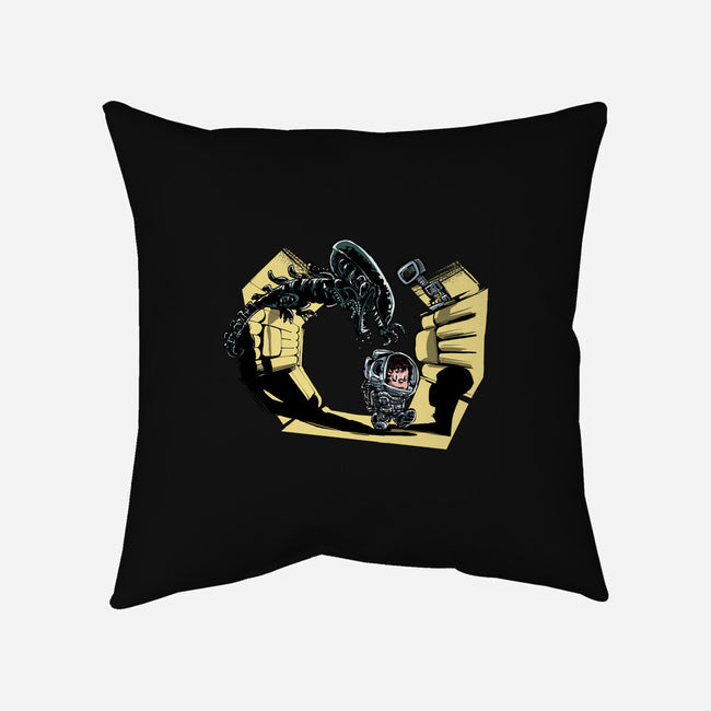 Ellen And Xeno-none removable cover w insert throw pillow-zascanauta