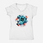 Space Adventurer-womens v-neck tee-Snouleaf