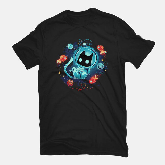 Space Adventurer-womens fitted tee-Snouleaf