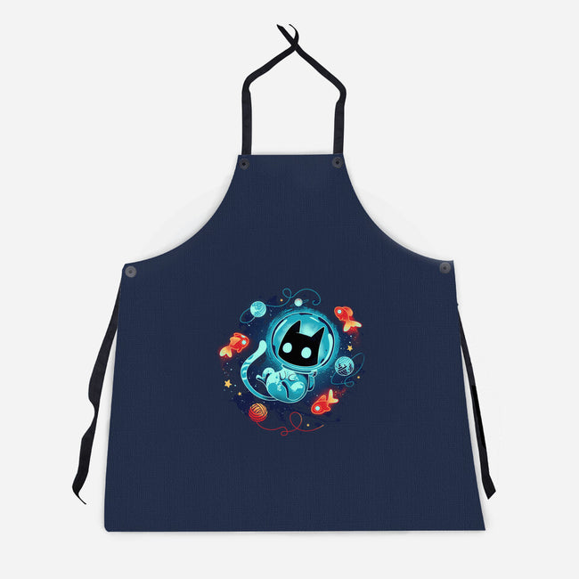 Space Adventurer-unisex kitchen apron-Snouleaf
