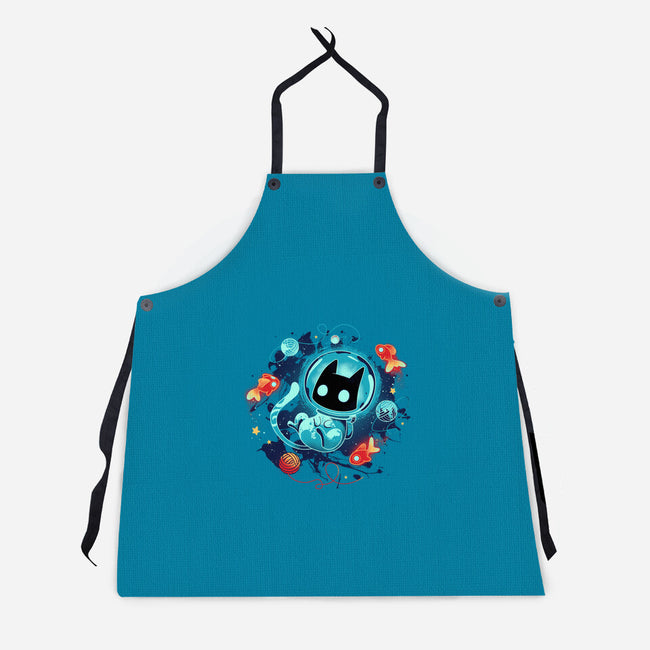 Space Adventurer-unisex kitchen apron-Snouleaf