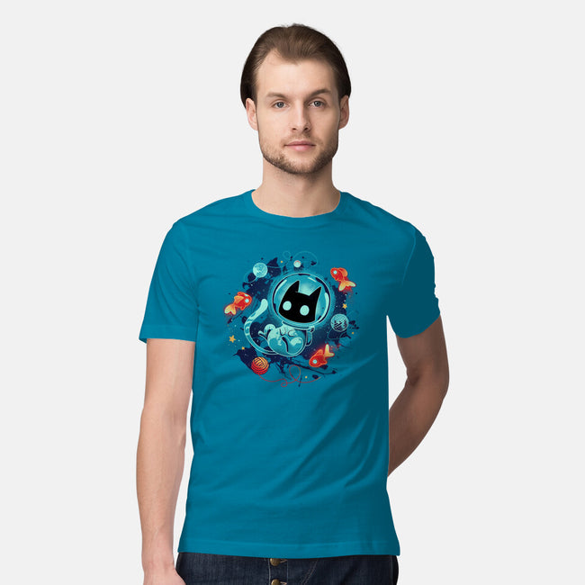 Space Adventurer-mens premium tee-Snouleaf