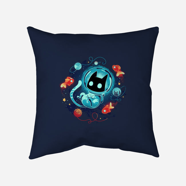 Space Adventurer-none removable cover throw pillow-Snouleaf