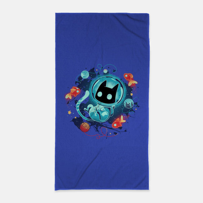 Space Adventurer-none beach towel-Snouleaf