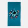 Space Adventurer-none beach towel-Snouleaf