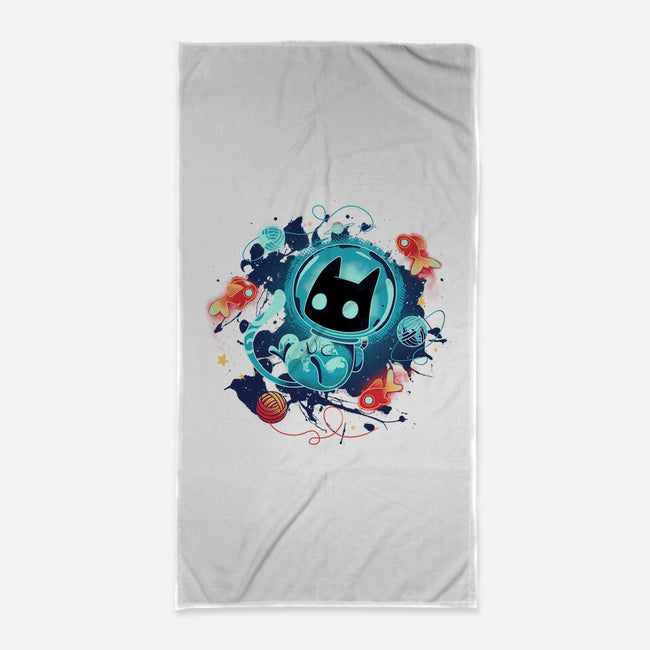 Space Adventurer-none beach towel-Snouleaf