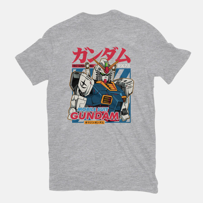 First Gundam Series-mens basic tee-hirolabs