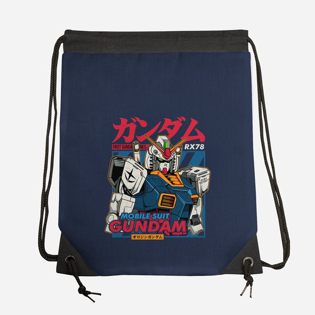 First Gundam Series-none drawstring bag-hirolabs