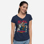 First Gundam Series-womens v-neck tee-hirolabs