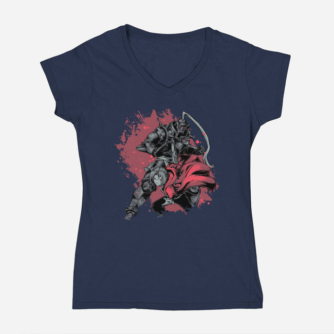 A Brotherhood-womens v-neck tee-xMorfina