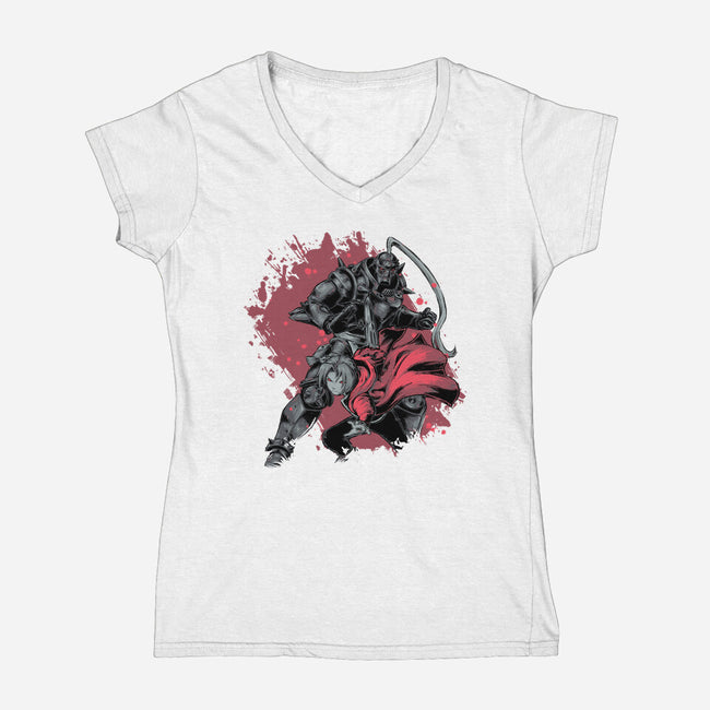 A Brotherhood-womens v-neck tee-xMorfina