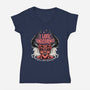 I Love Unicorns-womens v-neck tee-momma_gorilla
