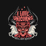 I Love Unicorns-unisex baseball tee-momma_gorilla