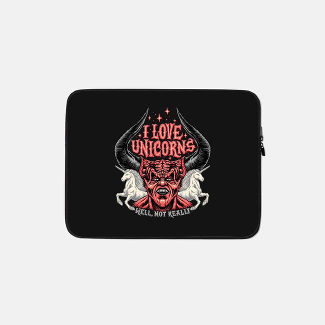 I Love Unicorns-none zippered laptop sleeve-momma_gorilla