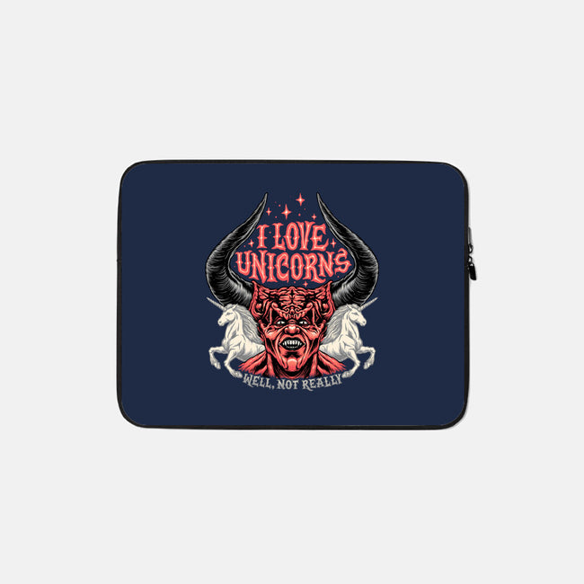 I Love Unicorns-none zippered laptop sleeve-momma_gorilla