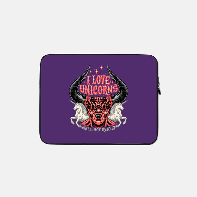 I Love Unicorns-none zippered laptop sleeve-momma_gorilla