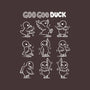 Goo Goo Duck-none basic tote bag-Vallina84