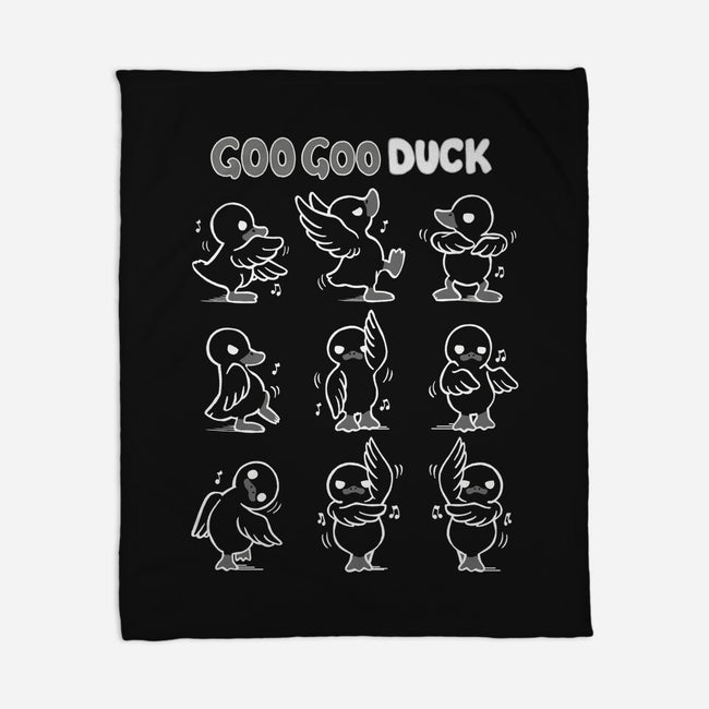 Goo Goo Duck-none fleece blanket-Vallina84