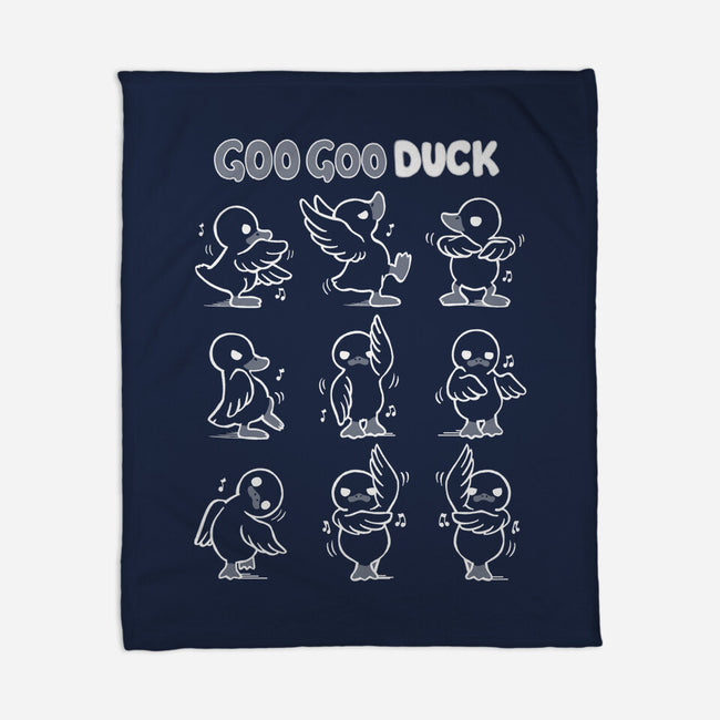 Goo Goo Duck-none fleece blanket-Vallina84