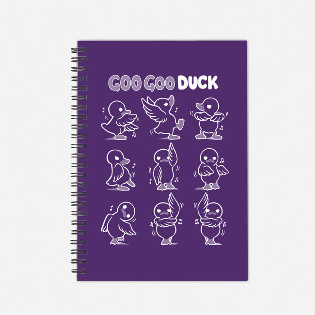 Goo Goo Duck-none dot grid notebook-Vallina84