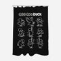 Goo Goo Duck-none polyester shower curtain-Vallina84