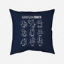Goo Goo Duck-none removable cover w insert throw pillow-Vallina84