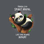 Panda Lazy-none glossy sticker-Vallina84