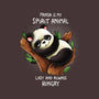 Panda Lazy-none removable cover w insert throw pillow-Vallina84