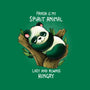 Panda Lazy-none removable cover w insert throw pillow-Vallina84