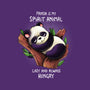 Panda Lazy-none removable cover w insert throw pillow-Vallina84