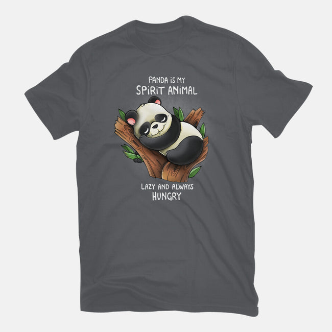 Panda Lazy-mens basic tee-Vallina84