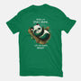 Panda Lazy-womens fitted tee-Vallina84