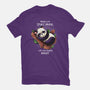 Panda Lazy-womens basic tee-Vallina84