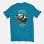 Panda Lazy-womens basic tee-Vallina84