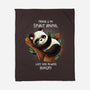 Panda Lazy-none fleece blanket-Vallina84