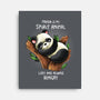 Panda Lazy-none stretched canvas-Vallina84