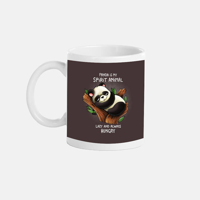 Panda Lazy-none mug drinkware-Vallina84