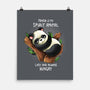 Panda Lazy-none matte poster-Vallina84